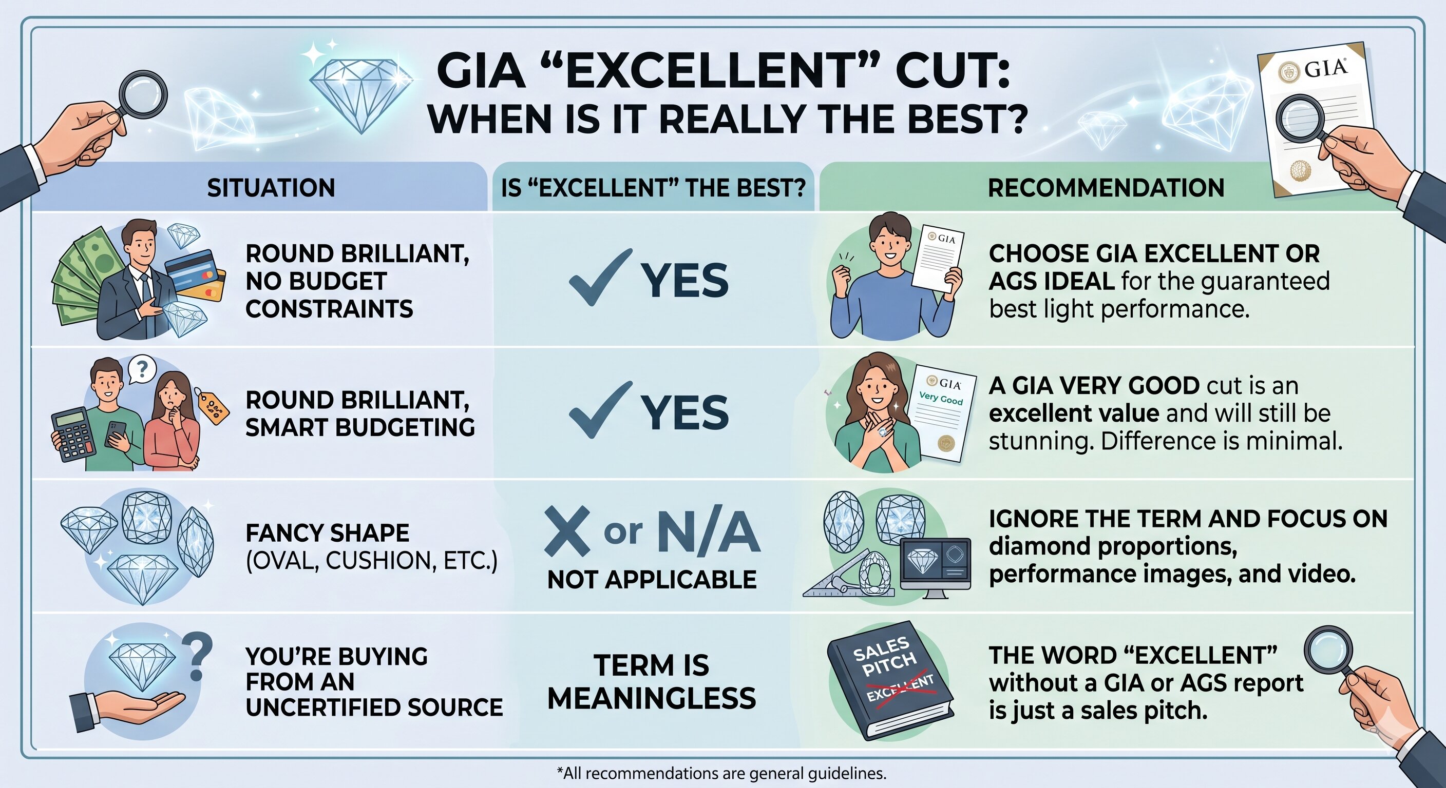 excellent cut